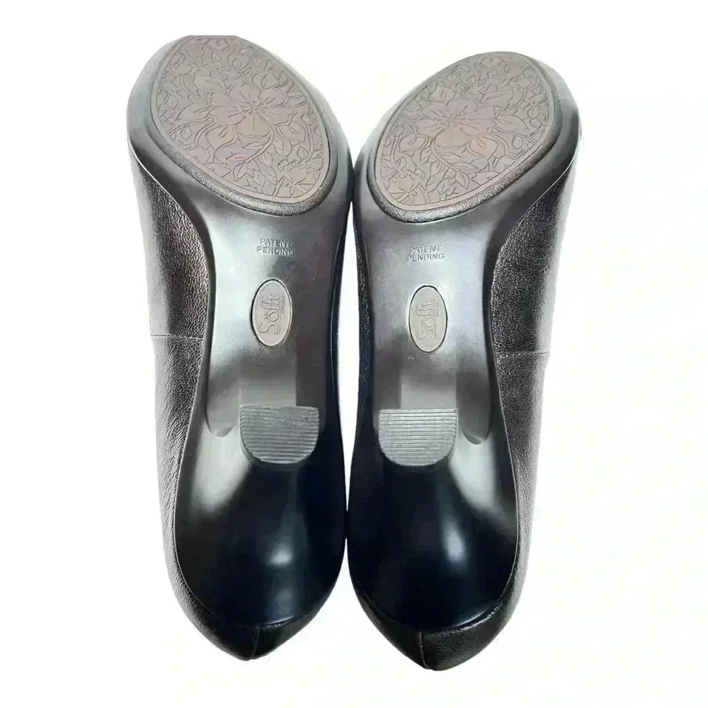Sofft Women's Size 9.5 Copper Brown Metallic Leather  2”Heels Preowned